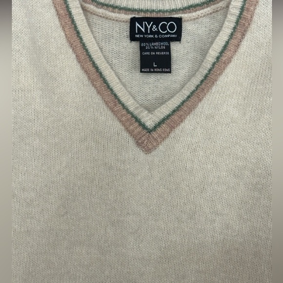 New York & Company Lambswool Sweater Vest - Picture 3 of 3